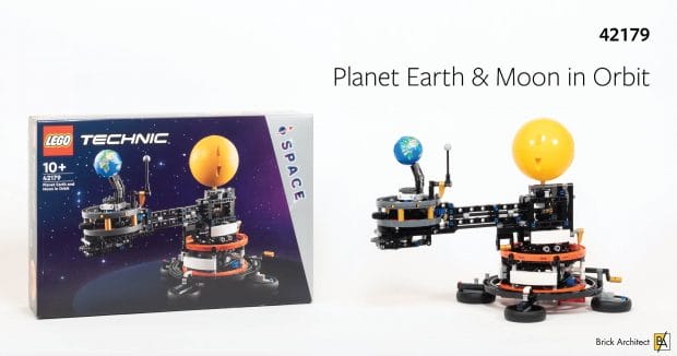 Review 42179 Planet Earth And Moon In Orbit LEGO Technic Bricks RSS