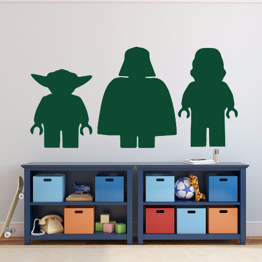 Lego-Inspired Decors and Wall Paintings for the Living Room
