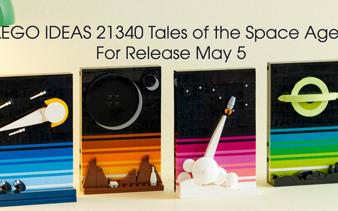 LEGO IDEAS 21340 Tales of the Space Age Revealed: For Release May 5, 2023