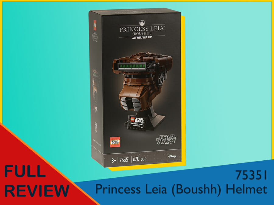 Full Review – Princess Leia (Boushh) Helmet 75351