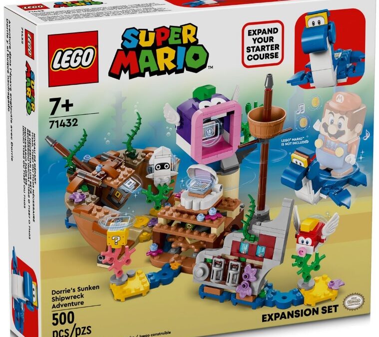 [us]-20%-off-sale-on-four-lego-sets:-black-widow-&-captain-america-motorcycles,-city-go-karts-and-race-drivers,-super-mario-dorrie’s-sunken-shipwreck-or-super-mario-yoshis’-egg-cellent-forest
