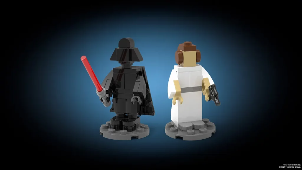 LEGO Stores: Bauaktion zum LEGO Star Wars May the 4th mit Darth Vader & Prinzessin Leia