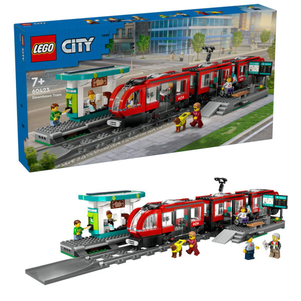 nouveaute-lego-city-d’aout-2024-:-60423-downtown-tram