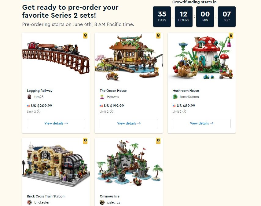 lego-bricklink-designer-program-series-2-pre-orders-crowdfunding-start-on-june-6,-2024