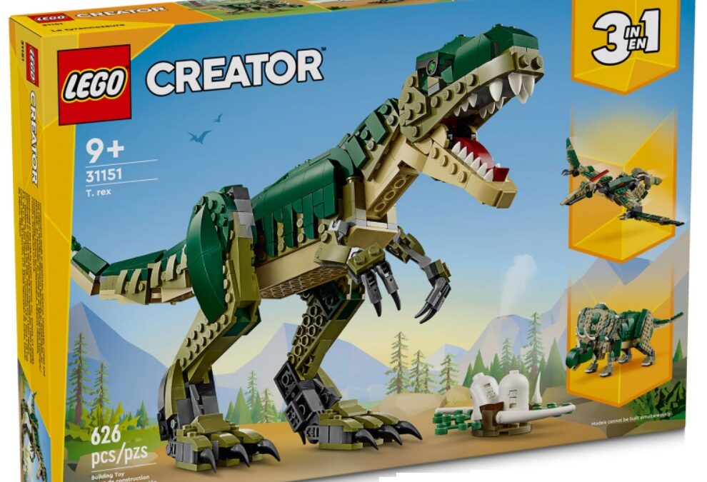 lego-creator-3in1-summer-august-2024-set-images,-prices-&-release-dates:-31151-t.-rex-and-31153-modern-house-(pre-order-now-available)