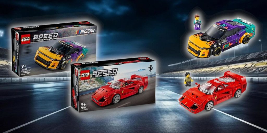 Lego Speed Champions: Erste Bilder Von 76934 Ferrari F40 & 76935 Nascar 