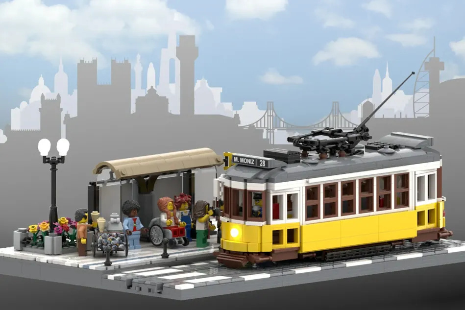 LEGO Ideas Lisbon Tram (Electrico 28) Achieves 10,000 Supporters