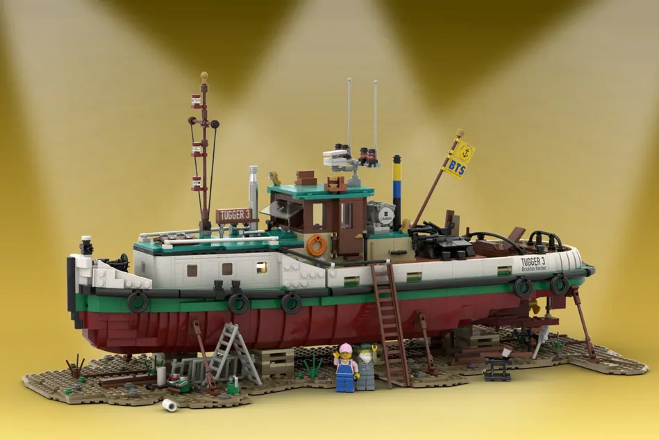 LEGO Ideas Bob’s Old Tugboat Achieves 10,000 Supporters