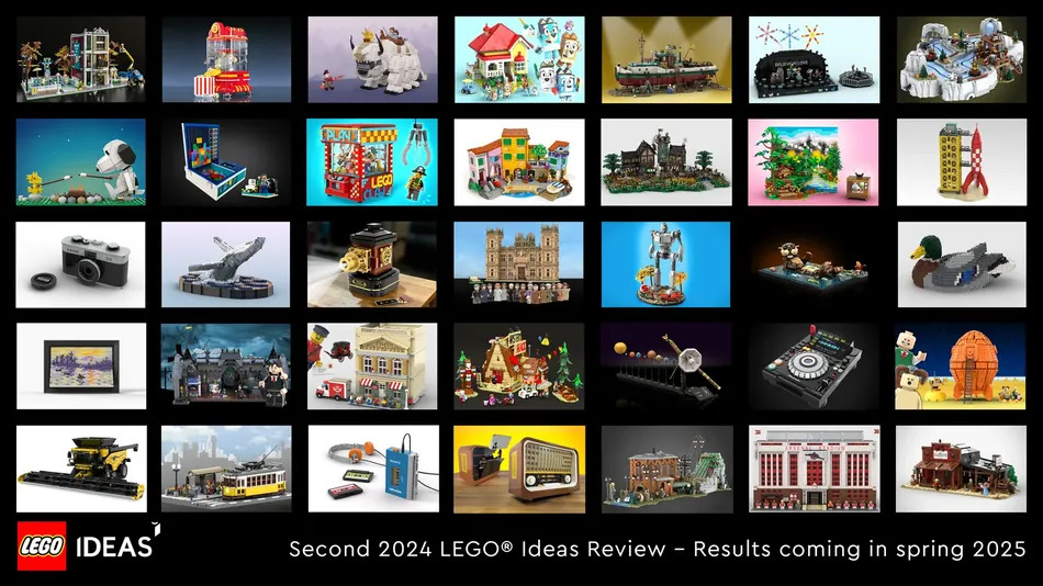 Thirty-Five Projects Qualify for LEGO Ideas Second 2024 Review Stage