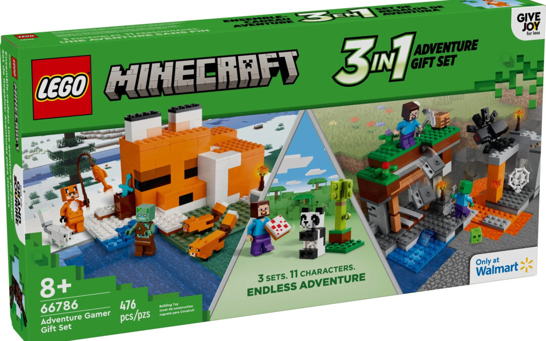 LEGO Minecraft 3-in-1 Adventure Gift Set (66786) Crazy Walmart Deal