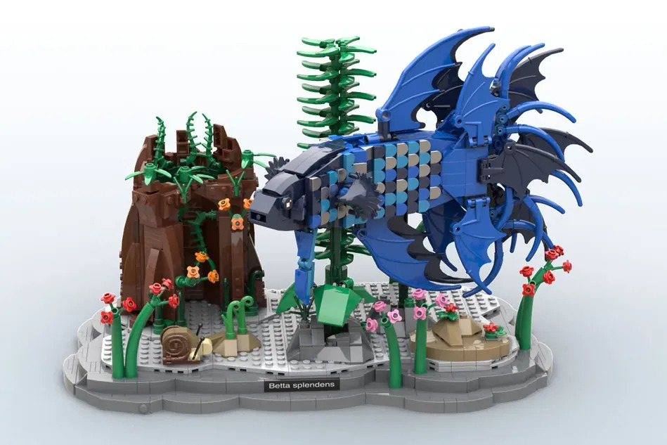 LEGO Ideas Betta Splendens Achieves 10,000 Supporters