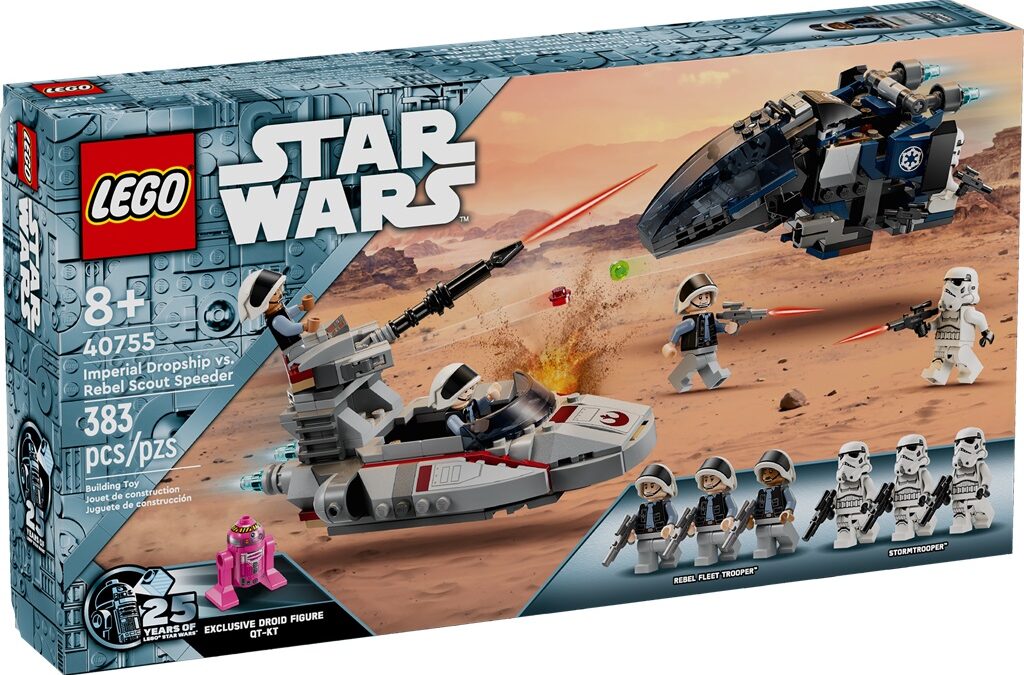 LEGO Star Wars Imperial Dropship vs. Rebel Scout Speeder (40755) Revealed