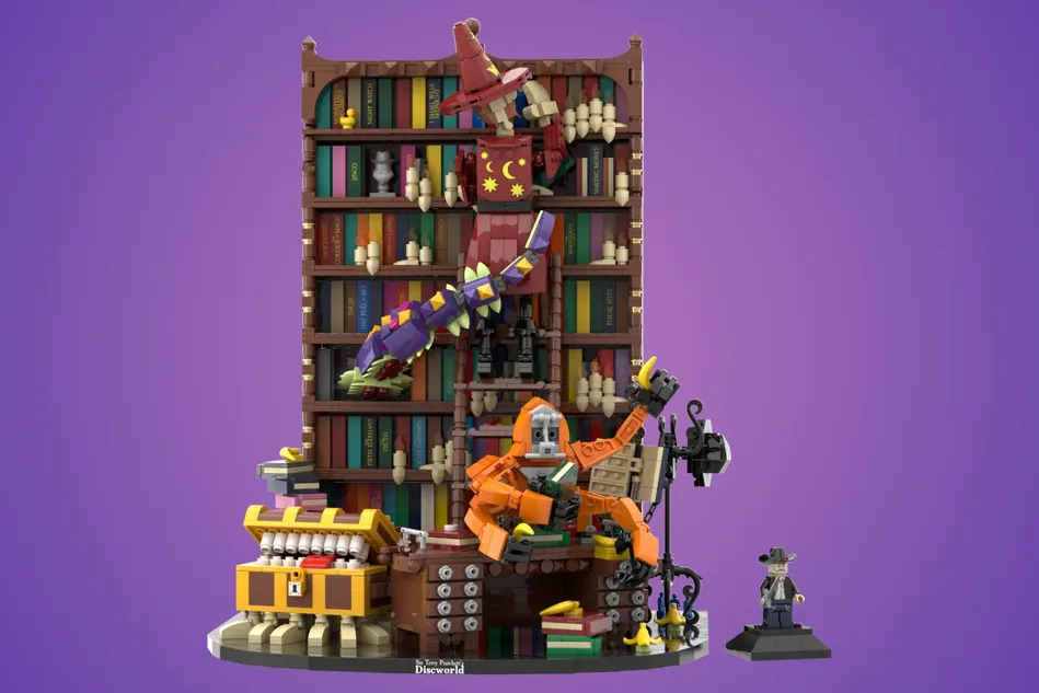 LEGO Ideas The Discworld Unseen University Library Achieves 10,000 Supporters