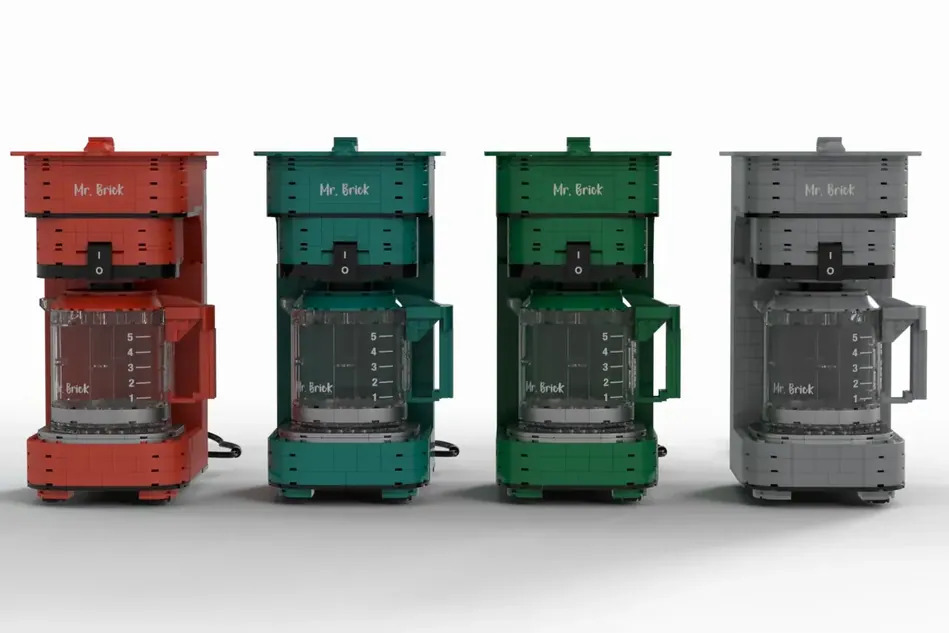 LEGO Ideas Mr. Brick Coffee Pot Achieves 10,000 Supporters