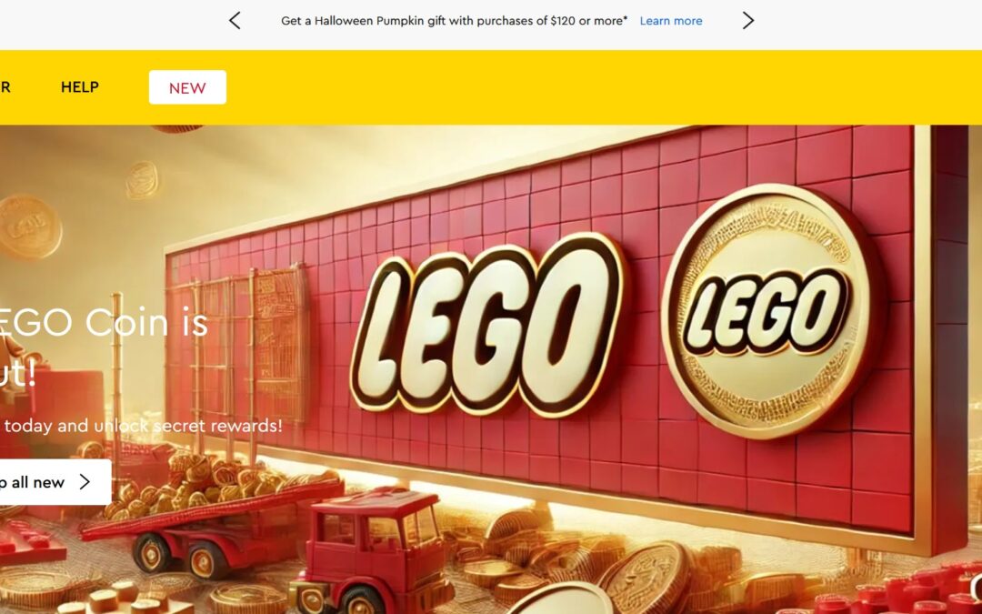 LEGO Shop Hacked by Crypto Scam