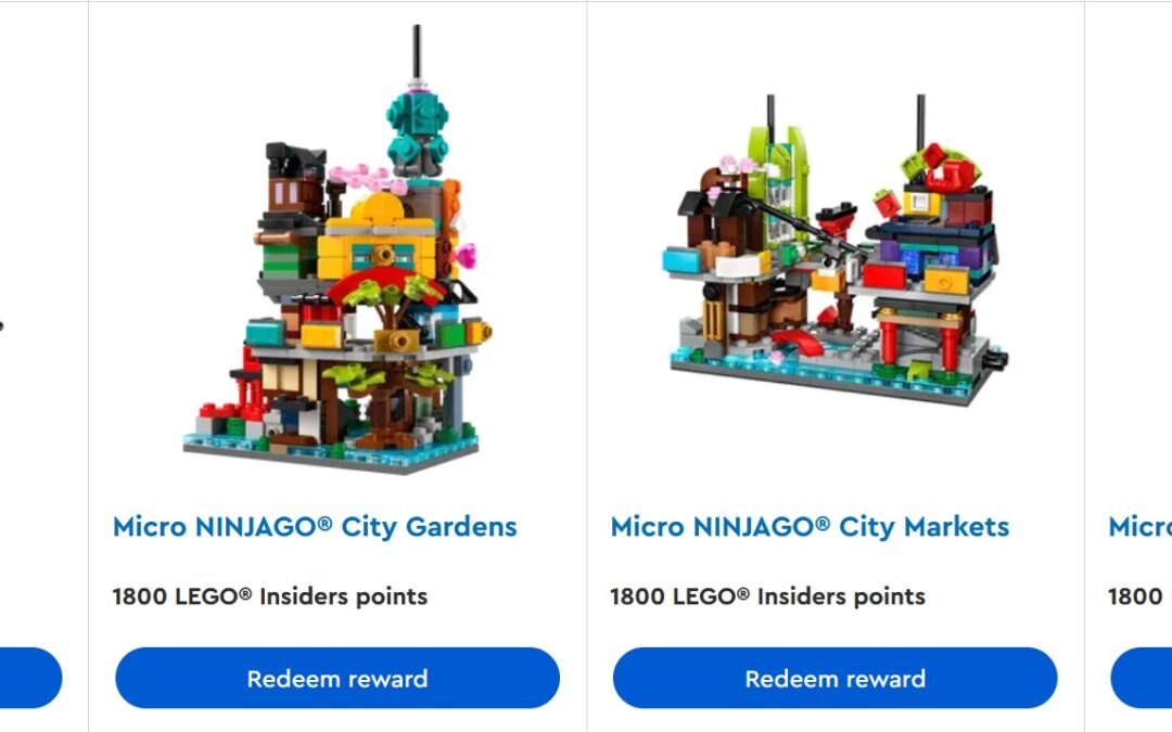 LEGO Micro Ninjago City Sets Discounted in Rewards Center