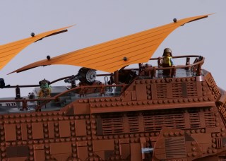 Sails and Steering Vanes on the Sail Barge