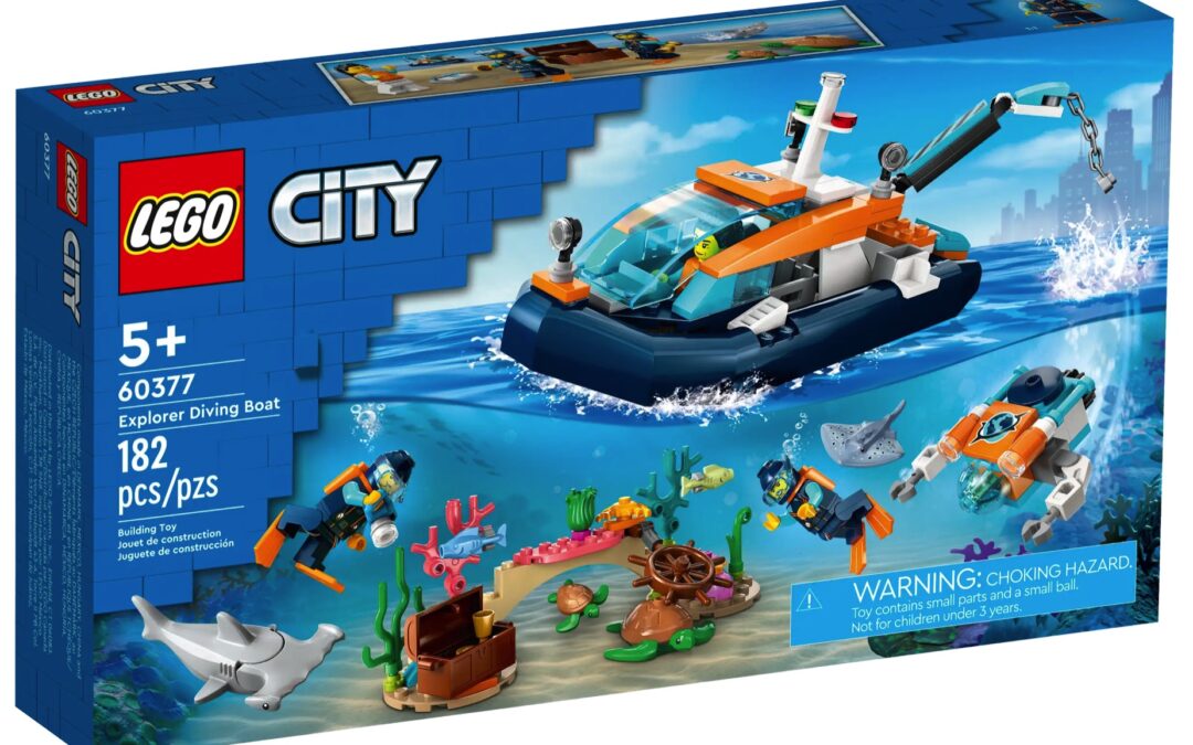 [US] LEGO City Explorer Diving Boat (50% off), Star Wars Mandalorian Fang Fighter vs. TIE Interceptor (32% off), Marvel Spider-Man’s Car and Doc Ock (22% off) or Minecraft Swamp Adventure (23% off)