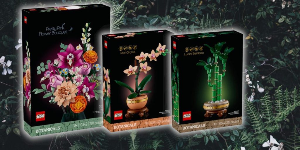 LEGO Botanicals Neuheiten für 2025 vorgestellt: Glücks-Bambus, Mini-Orchidee und Rosafarbener Blumenstrauß