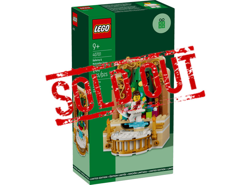 Last Day for LEGO Seasonal Ballerina & Nutcracker Scene (40701) GWP – Sold Out in US