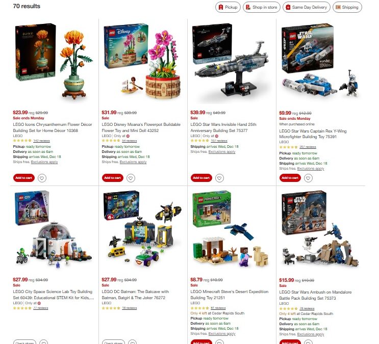 [us]-target-20%-off-select-lego-sale:-december-15-21,-2024-(70-lego-sets-discounted)