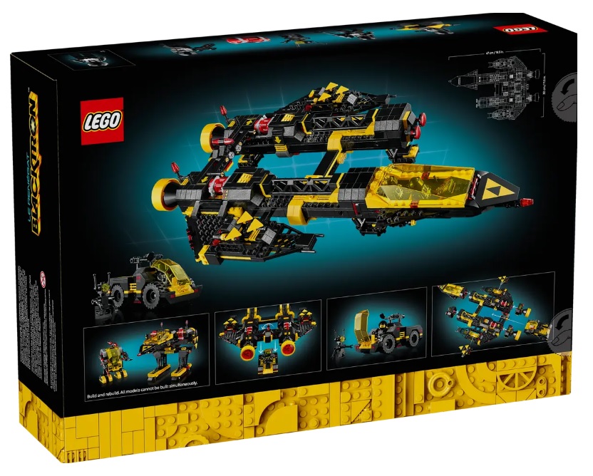 18+ LEGO Icons 10355 Blacktron Renegade January 2025 Set Images, Prices & Release Dates