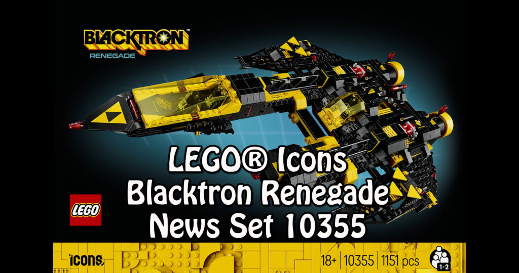 LEGO Blacktron Renegade (Icons Set 10355): Klemmbausteinlyrik News