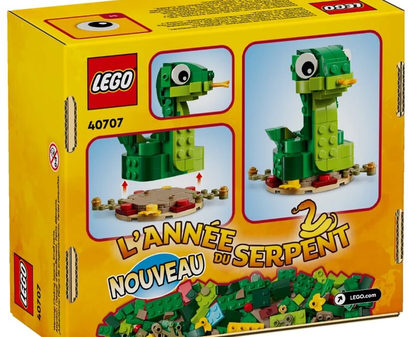 Upcoming LEGO 40707 Year of the Snake GWP 2025 Set Images – Lunar Chinese New Year Promo