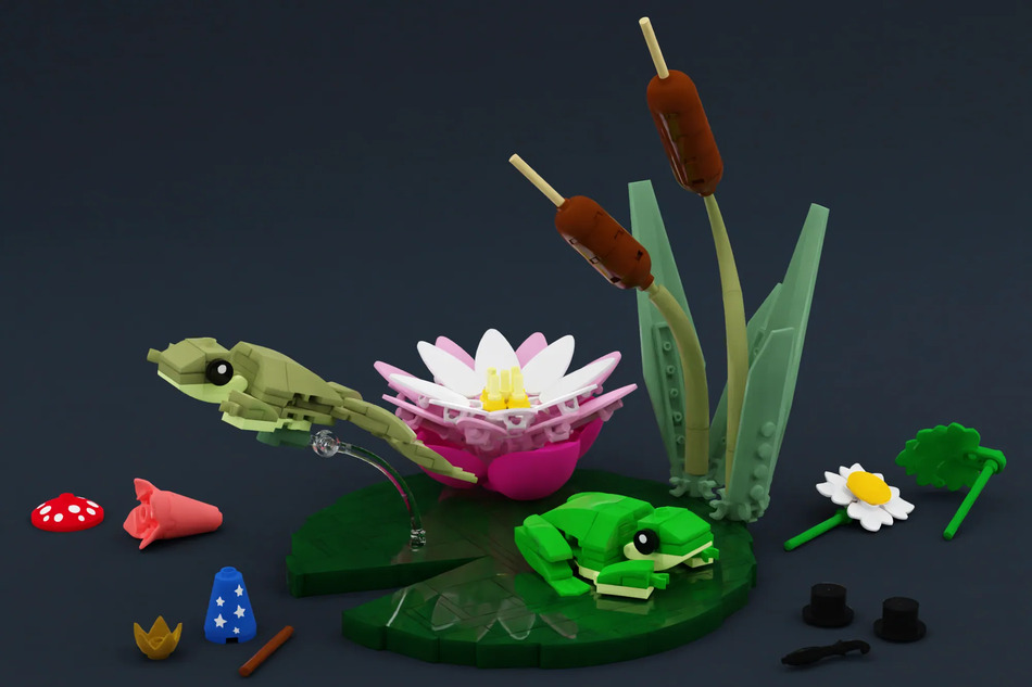 lego-ideas-lily-pad-frogs-achieves-10,000-supporters