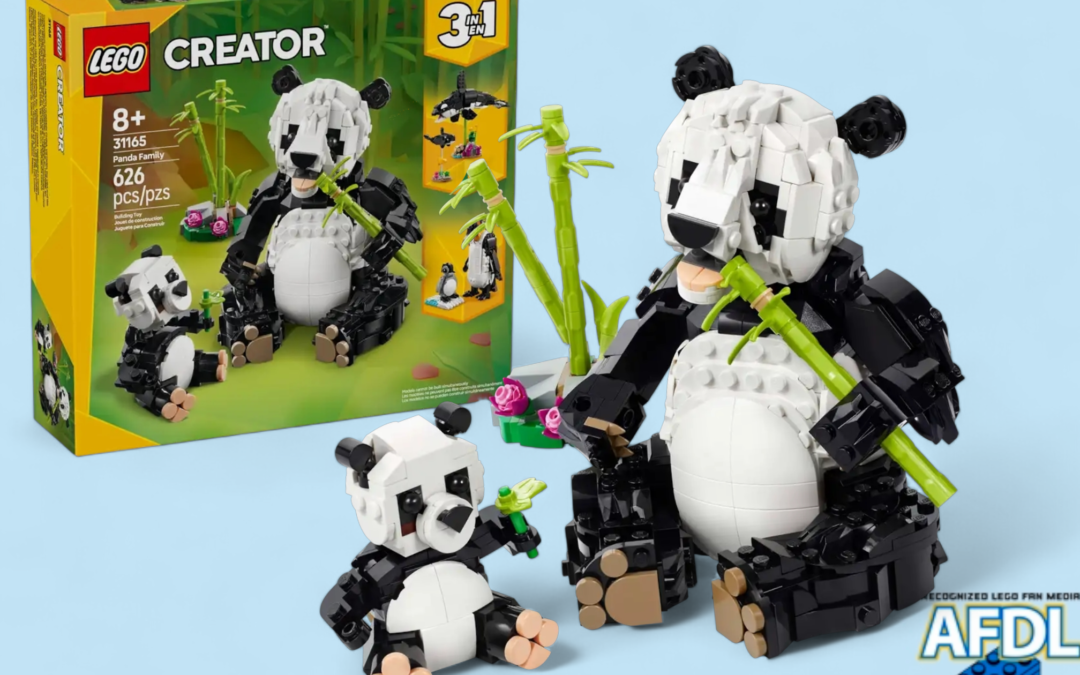 Recensione del set LEGO 31165 – Famiglia di Panda 3-in-1