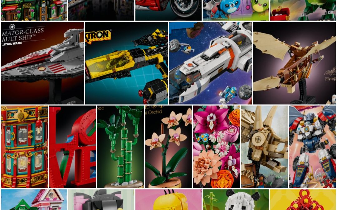 150+ New LEGO Sets for January 2025 Include Botanicals, Star Wars, Creator, Tudor Modular, Minifigures and More