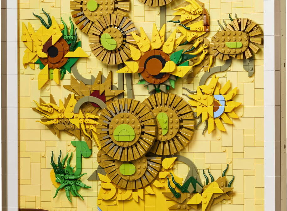 Il nuovo set LEGO Art celebra i girasoli di Van Gogh