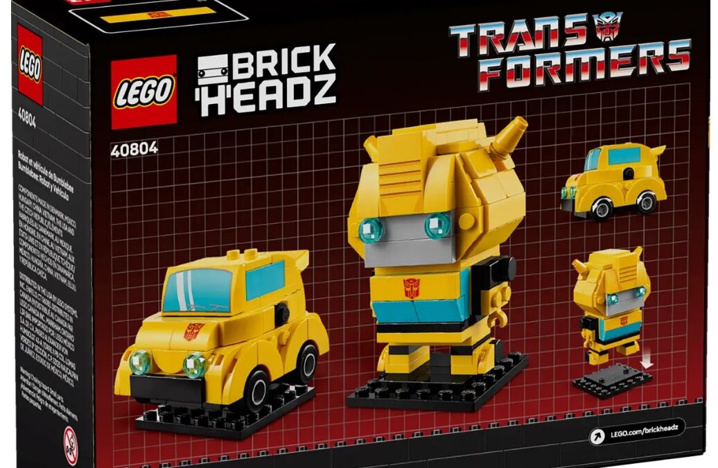 LEGO BrickHeadz Transformers 40804 Bumblebee Robot & Vehicle March 2025 Set Images, Prices & Release Dates