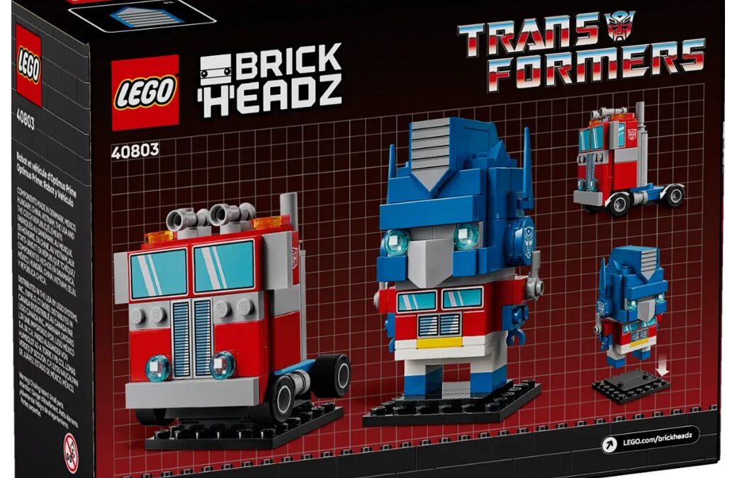 LEGO BrickHeadz Transformers 40803 Optimus Prime Robot & Vehicle March 2025 Set Images, Prices & Release Dates