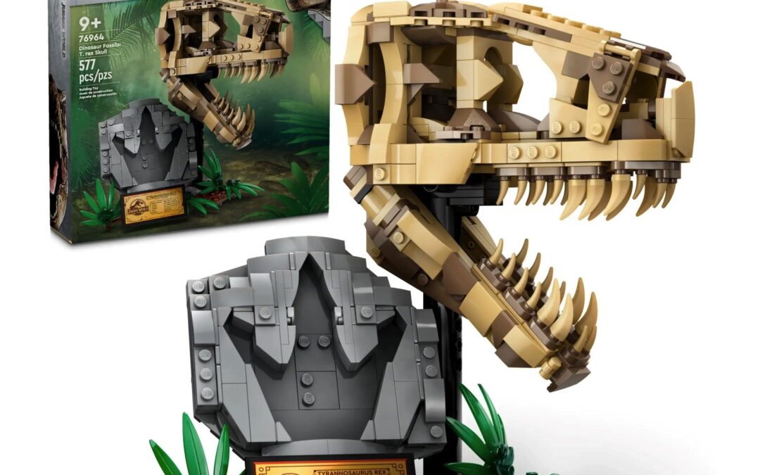 [US] LEGO Ninjago Sora’s Elemental Tech Mech (20% off), Jurassic World Dinosaur Fossils T. rex Skull (20% off), Jurassic World Baby Dinosaur Rescue Center (20% off) or Jurassic World Dinosaur Missions Stegosaurus Discovery (15% off)