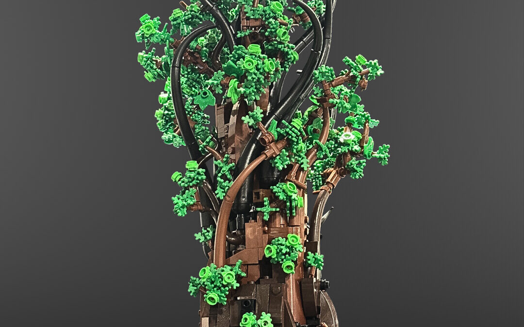 LEGO enters its oak tree era with 6440443 antlers in green [Building Techniques]