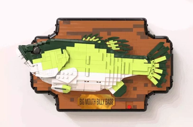 LEGO IDEAS Big Mouth Billy Bass Project Creation Achieves 10 000 Supporters